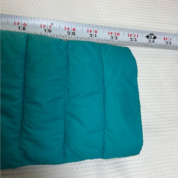 Lands' End Kids Teal Puffer Jacket - Picture 8 of 10